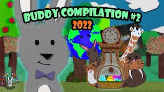 Hickory Dickory Dock and More  Buddy BunBun  Baby Sticks Videos [upl. by Xena]