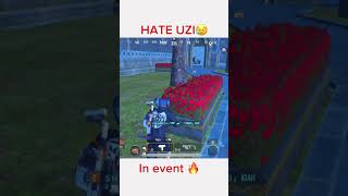 ‘I hate uzi in event 🥲pubgmobile trendingshorts viralshort [upl. by Ynaffik391]