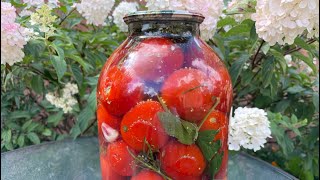 Canning tomatoes at home a very simple and quick recipe [upl. by Byram]