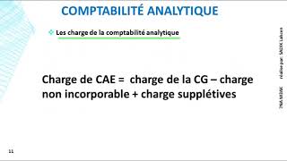 EP 2 comptabilité analytique les charge de la comptabilité analytique 13 [upl. by Naresh]