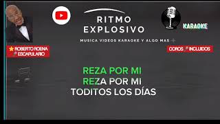 KARAOKE 🎤 ESCAPULARIO ⭐ ROBERTO ROENA 🎹🎼 salsa karaoke viral youtube [upl. by Jeavons]