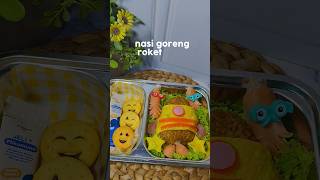 idebekalsekolah nasi goreng roket sosis rebus biskuit jelly bekalsekolahanak bekalsimple [upl. by Irena323]