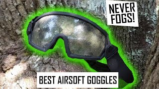 Best Airsoft goggles NEVER fog again  SPARTA TECH AIRSOFT GOGGLES [upl. by Ahsiekrats518]