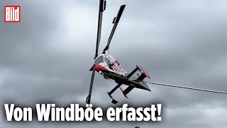 Hubschrauber stürzt in Thüringen ab [upl. by Namie]