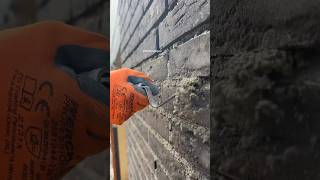 Mortar ASMR 🧱🔥 satisfying brickwork masonry [upl. by Ode479]