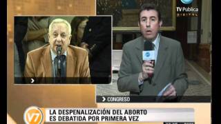 Visión Siete Diputados trata la despenalización del aborto [upl. by Zubkoff]