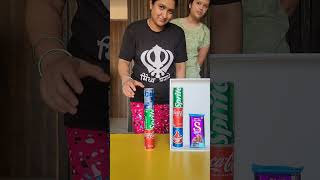 Tinku Bhoomi Mom cold dring arrange challenge 😱😱😱 [upl. by Durst569]