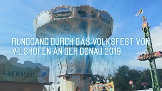 Volksfest Vilshofen an der Donau Rundgang 2019 Volksfest Vilshofen 2019 Donau Rundgang [upl. by Etam]