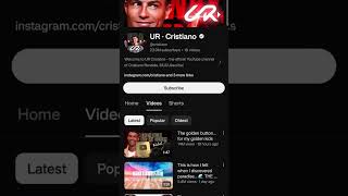 URCrishtiano urcristiano ronaldo shortstories crishtiano [upl. by Dionis]