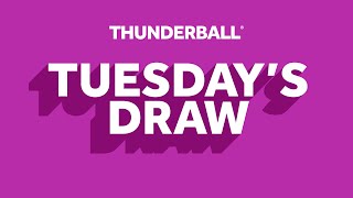 The National Lottery Thunderball draw results from Tuesday 17 September 2024 [upl. by Hakaber]