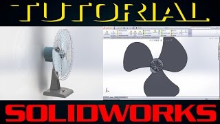 TutorialSolidWorks Diseño de una Hélice [upl. by Lustick]