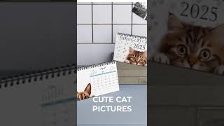 Peeking Cat Calendar Peeking Cat Desk Calendar Cat Desk Calendar Cat Calendar Desk Calendar [upl. by Sulohcin]