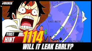 ONE PIECE CHAPTER 1114 FIRST HINT  WILL IT LEAK EARLY [upl. by Nollahp]