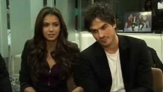 ITN Interview about Twilight amp Vampire Diaries with Paul Wesley Ian Somerhalder amp Nina Dobrev [upl. by Seigler]