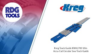 Kreg Track Guide KMA2700 50in Accu Cut Circular Saw Track Guide RDG TOOLS [upl. by Jacki]