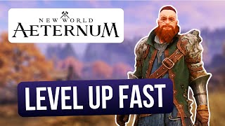 Fastest leveling build  New World Aeternum guide [upl. by Maharba]