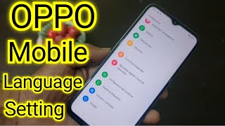 Oppo Mobile Language Settings [upl. by Eadmund]