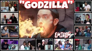 quotEMINEM  GODZILLAquot FASTEST VERSE REACTION COMPILATION [upl. by Figueroa]