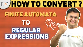 511 Convert Finite Automata to Regular Expression  How to convert FA to Regular Expression [upl. by Uchish]