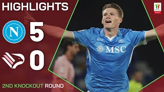 NAPOLIPALERMO 50  HIGHLIGHTS  McTominay scores for Napoli  Coppa Italia Frecciarossa 202425 [upl. by Hsiri882]