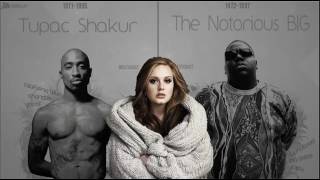 Hello  Adele ft Notorious Big ft 2Pac [upl. by Nathanil760]