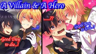 【BL Anime】The leaders of heroes and villains kiss behind the scenes【Yaoi】 [upl. by Ethelda459]