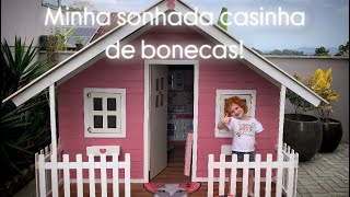 Chegou a casinha de bonecas dos sonhos da Betina montagem completa [upl. by Haikezeh]