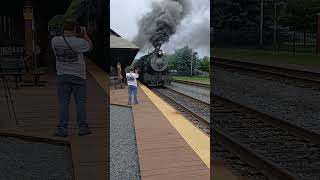 BLW 26 Departing scranton train railfan [upl. by Llenol484]