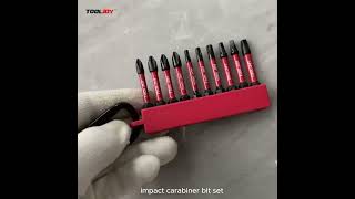 impact carabiner bit set screwmanufacture screwdriver tools screwfactory manufacturing [upl. by Barcellona]