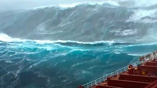 Biggest Waves Ever Recorded On Camera [upl. by Aneeles]