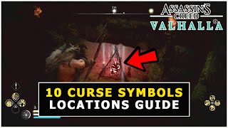 Assassins Creed Valhalla  Dreamcatcher  Destroy 10 Curse Symbols Guide [upl. by Coltin977]