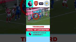 Trossard additional time winner vs Leicester City from corner  Arsenal vs Leicester epl [upl. by Nordine]