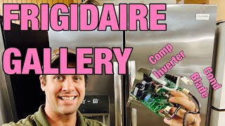 Frigidaire gallery refrigerator not cooling at all  GRSC2352AF0  Bad inverter board [upl. by Pachston499]