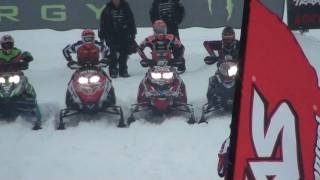 Darrin Mees 170 Race Qualifier 2011 ACSS ISOC SkiDoo Snocross [upl. by Gearard867]