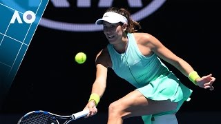 Erakovic v Muguruza match highlights 1R  Australian Open 2017 [upl. by Nadler]