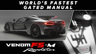 Venom F5M Roadster  6Speed Manual  Speed Reborn [upl. by Claiborne859]