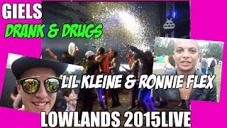 Lil Kleine amp Ronnie Flex  Drank amp Drugs Live lowlands NewWave Giels [upl. by Arimahs]