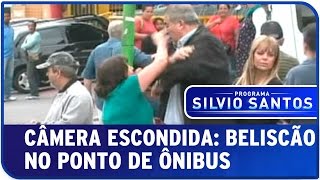 Câmera Escondida Beliscão no Ponto de Ônibus [upl. by Litton]