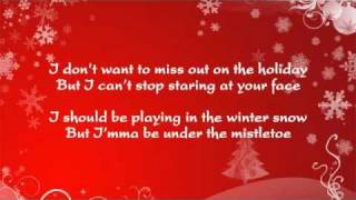 Justin Bieber Mistletoe  Christmas Song with Lyrics on Screen [upl. by Eihpos386]