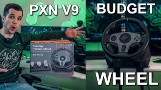 PXN V9 Racing Wheel Set Review  Best Budget Gaming Racing Wheel 2022 [upl. by Annal]