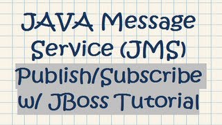 JAVA Message Service JMS PublishSubscribe w JBoss Tutorial [upl. by Harley]