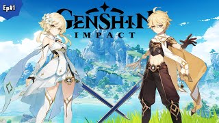 Genshin Impact F2P  Lets Play Part 1 [upl. by Lohse]