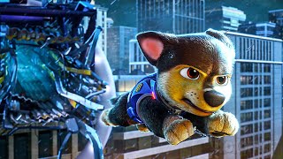 ALL the BEST Scenes with CHASE  Paw Patrol Movies Compilation ⚡ 4K [upl. by Ailet]