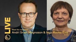 LIVE Andri Snær Magnason IS and Inga Ravna Eira Sápmi  Nordiska rådets litteraturpris 2021 [upl. by Nibuz]