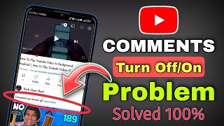 Fix Youtube Comments Not Showing Up  How To Turn On Comments On Youtube Video [upl. by Hpejsoj265]
