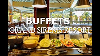 Buffets del Complejo Grand Sirenis Resort [upl. by Nidorf]