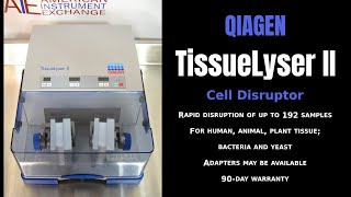 Qiagen TissueLyser II Item  1240K CELL DIS [upl. by Latham]