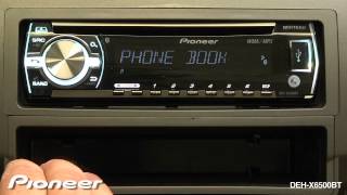 How To  DEHX6500BT  Bluetooth Phone Settings [upl. by Amena]