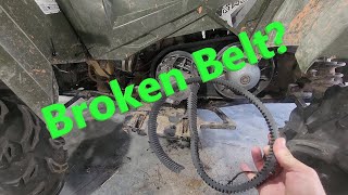 Polaris Sportsman Belt Change No Special Tools [upl. by Shanon]