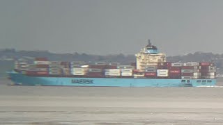 Maersk Izmir Container Ship  Maersk Line [upl. by Ahseekal]